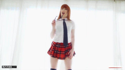 Rammed - Spicy Redhead In Schoolgirl Outfit Hannah Grace Got Her Pussy Pounded Hard