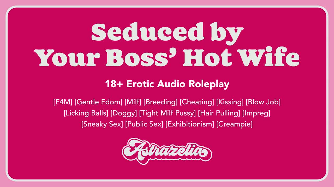 Watch [Erotic Audio] Seduced by Your Boss’ Hot Wife [Gentle Fdom] [Milf] [Breeding] [Cheating] Short Sex Videos - Duration: 15:57 | ePornNEW.