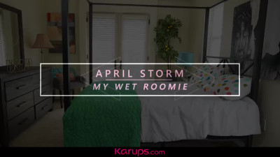 Karups - Brunette April Storm Fucked By Her Roommate