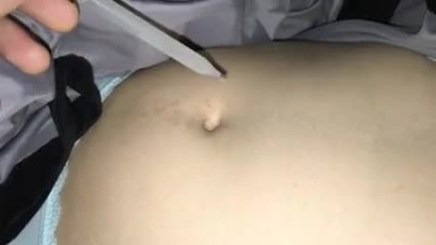 Cum In Her Soft Bellybutton