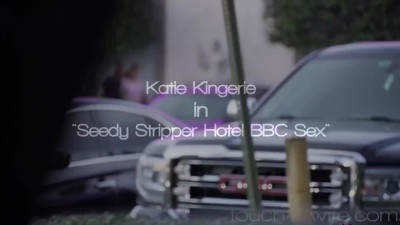 Stripper Hotwife Takes BBC in Dirty Motel - Katie Kingerie -