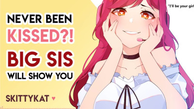 Big Step-Sis Will Be Your Girlfriend [ASMR] [Gentle Fdom] [Kisses & Blowjob]