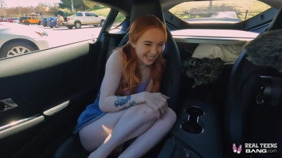 Real Teens - Sexy Little Ginger Teen Madi Collins Loves To Flash And Fuck Hard