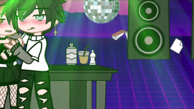 The gay striper and the gay horny bartender {{GACHA LIFE}}<3