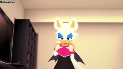 Sonic Rouge the Bat Hentai Uncensored