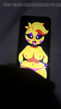 Toy Chica nude boobs cum tribute