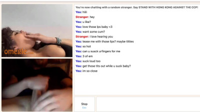 Omegle teen wanted my cum