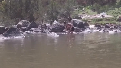 Huge Day Nude Hiking Swimming & Fucking