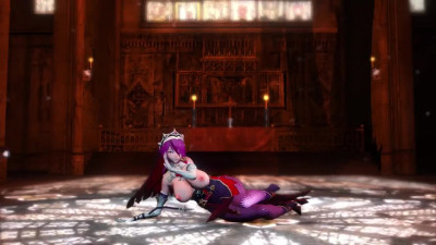 Mmd genshin impact rosaria big tits and hot and sexy with wonderful job inside the cathedral sloppy