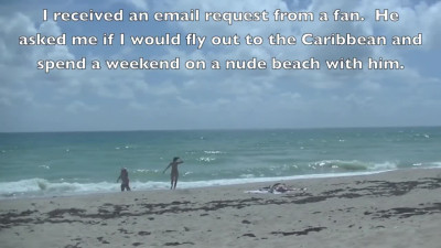 Helena Price - My Caribbean Nude Beach Vacation! Beach Voyeurs Will Enjoy This!