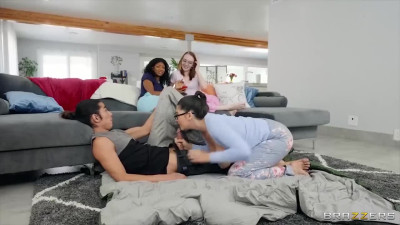 Sneaky Sleepover Cheat / Brazzers