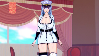 Esdeath at sexy stage (3D Ecchi) (Akame ga Kiru)