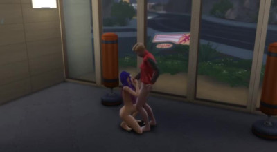 sims4 | whicked whims | Reyna is having a foursome in the gym