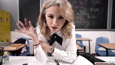 Teen coed wants to fuck you in detention