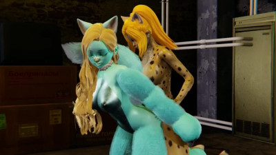 Furry Futa Fox X Cheetah