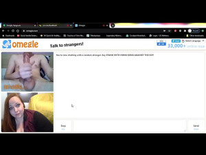 Making Tattoo Hottie Cum on Omegle