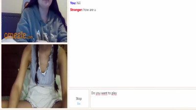 OMEGLE - Girl on Omegle Humiliates me with her Huge Tits