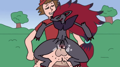 Zoroark Rides Fat Human COCK! Pokemon Hentai