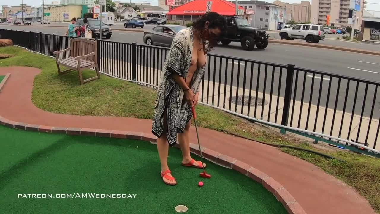 Watch Flashing on a very public mini golf course Short Sex Videos - Duration: 01:09 | ePornNEW.