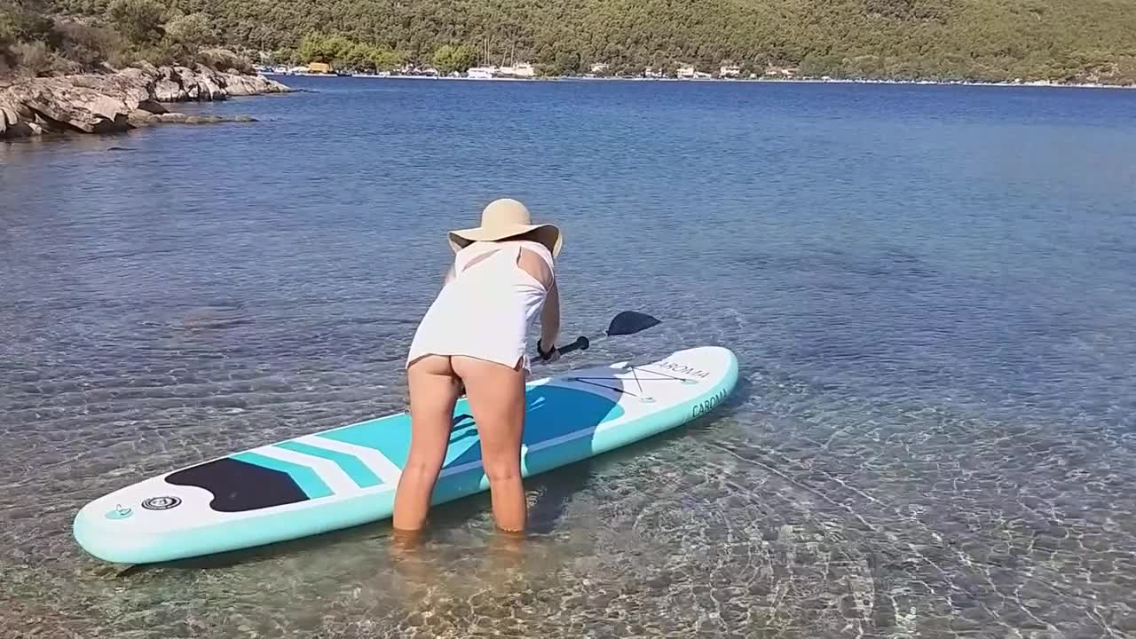 Watch PUBLIC totally NAKED on SUP# At 04 min some crazy boatmen disturb my NUDISM Joy to take CloseUP pics Short Sex Videos - Duration: 07:35 | ePornNEW.