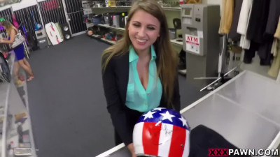 Ivy Rose Tries To Pawn a Famous Daredevils Helmet on XXXPawn!