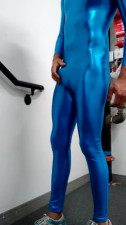 bulge lycra bodysuit boner