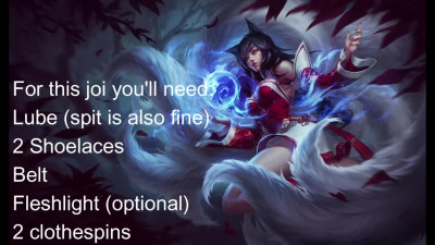 Ahri Femdom JOI (League of Legends)