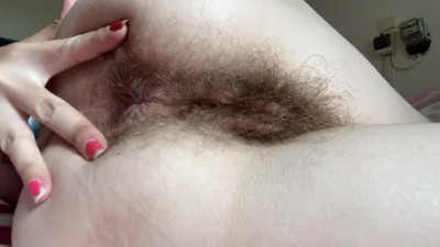 Hairy ass fetish closeup video