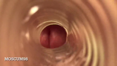 FUCK FLESHLIGHT 1-st TIME INSIDE VIEW (HUGE CUMSHOT)