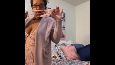 Anna Maria Mature Latina new sexy pink lingerie