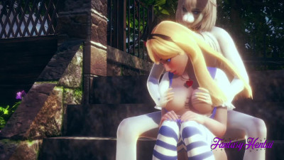 Alice in The Wonderland Hentai - Alice is Fucked by White Rabbit