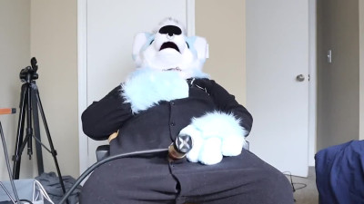 Fursuit Cock Milking with the Venus Milking Machine