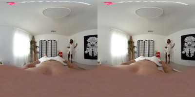 Shemale massage in VR POV