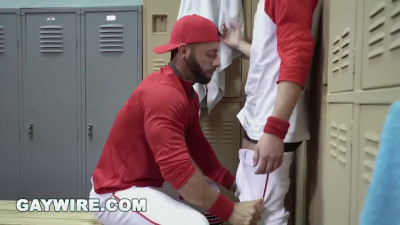 GAYWIRE - Tristan Hunter Gets Fucked In Locker Room By Coach Eddy Ceetee