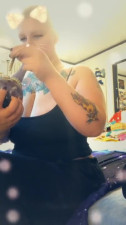 Bald Bong Rip Boobie Tease