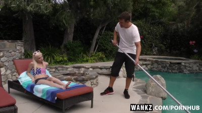 WANKZ- Piper Perri Seduces the Pool Guy