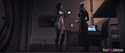 [mass effect] futa liara v. dr. eva