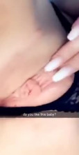 Horny Snapchat slut exposes her pink teen pussy