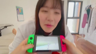 ALL POV - Horny Japanese gf wont let me play video games unless I creampie her pussy everyday