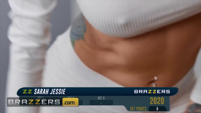 Brazzers - Sarah Jessie Tries To Sabotage Zac Wilds Shot By Putting His Dick Deep In Her Cute Ass