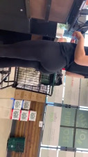 Candid Hot Milf Paying at Register