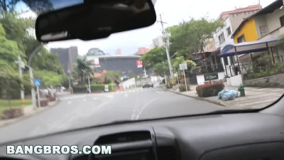 The BangBus in Colombia Fucking A Big Booty Latina MILF