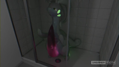 HORNY GOODRA LIGHTS UP ROOM WITH HIS THICK GLOWING CUM [POKEMON]