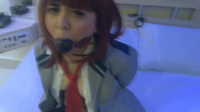 Uraraka Ochako Tied up Gagged Spanked and Fucked