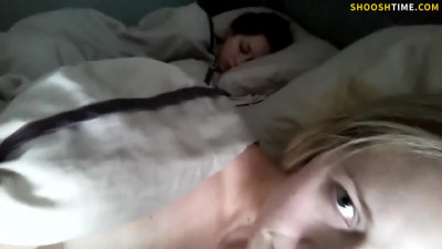 Yes, thats her real sister sleeping next to her...