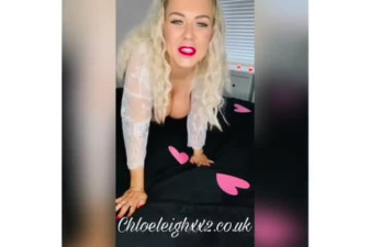 VALENTINES DAY DILDO BJ FROM a POV