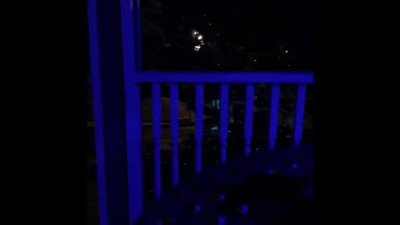 Sucking and Fucking my Bf’s BWC on the Balcony Busy Intersection we almost get Caught Deepthroat