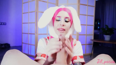 Bunny Girl gives a Blowjob POV