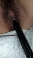 Baseball Bat in her Pussy