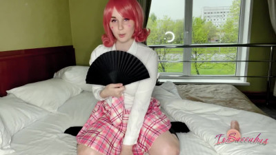 Little Kofuku Brings Happiness to herself by Masturbating